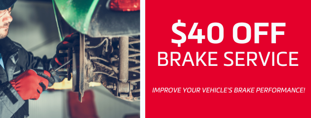 $40 off Brake Service